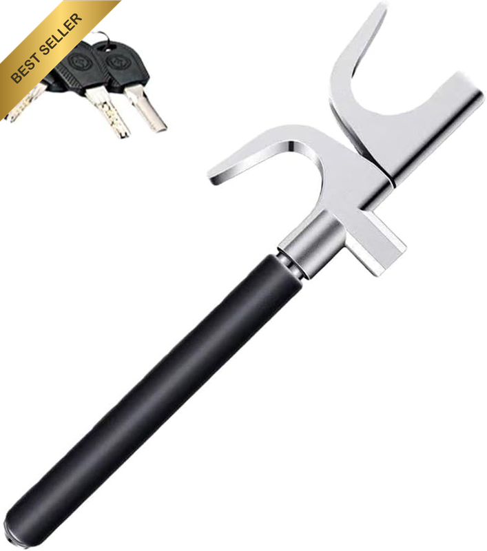 Retractable Wheel Locks,  anti Theft Steering Wheel Lock, Universal Adjustable C