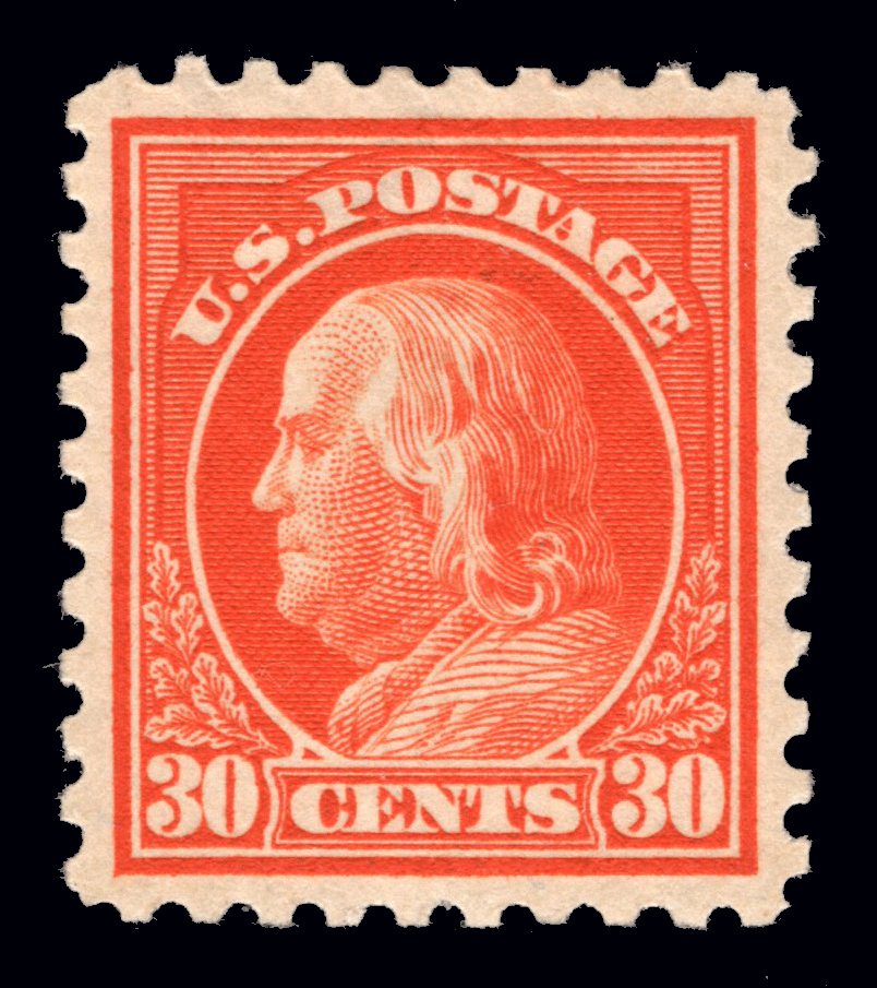MOMEN: US STAMPS #439 MINT OG VVLH PF GRADED CERT VF/XF-85