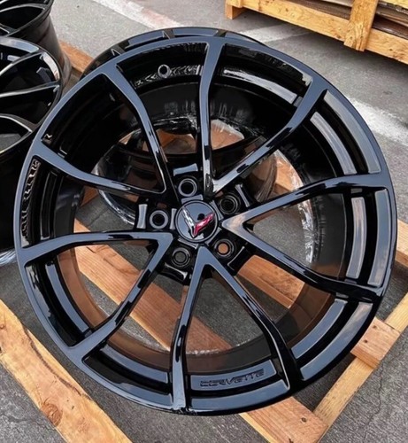20X12 Factory C7 Corvette Grand Sport Wheel Rim OEM Black