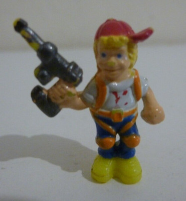 Mighty Max - Max Minifigure with Backpack, Kneepads and Drill/Gun - Vintage