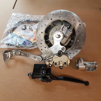 Lambretta Rear Disc Brake Kit  : Just Finished My Lift Kit With The 35�s And Noticing That Getting The Bigger Tires To Stop Takes Longer.