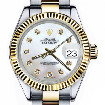 Rolex oyster perpetual datejust pearl face clearance
