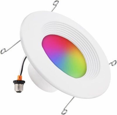 6 In Smart LED Recessed Downlight,Wi-Fi Smart Color Changing Recessed Downlight
