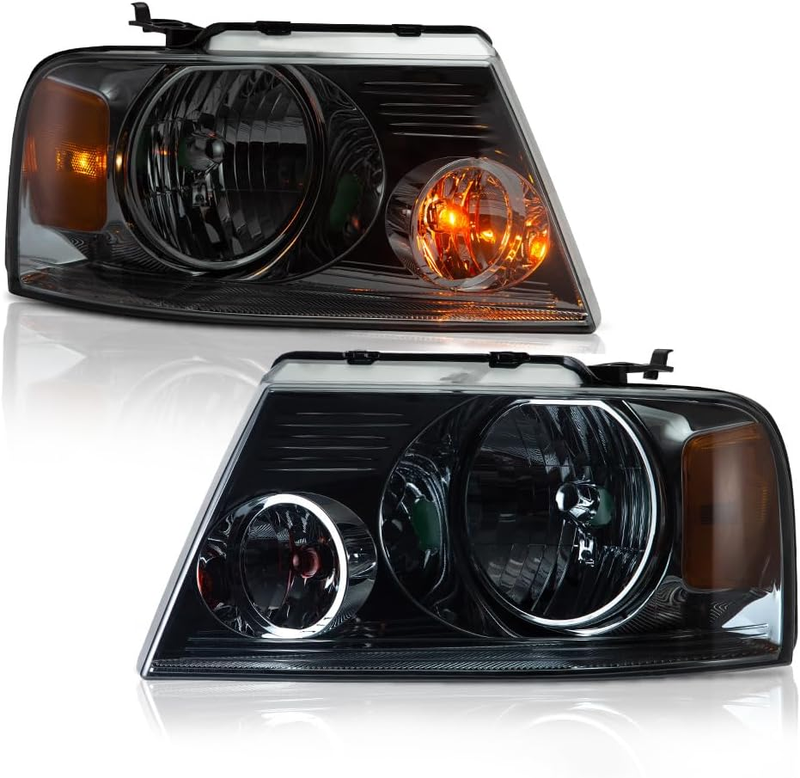 Headlights Left & Right Set for 2004-2008 Ford F150 2006-2008 Lincoln Mark LT