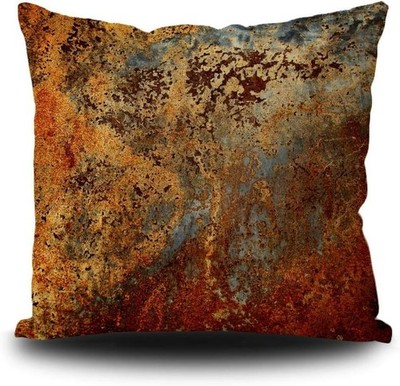 ZFENGYYUAN Brown Rust Metal Rusty Steel 45 x 45 cm (Pack of 15), As Picture 