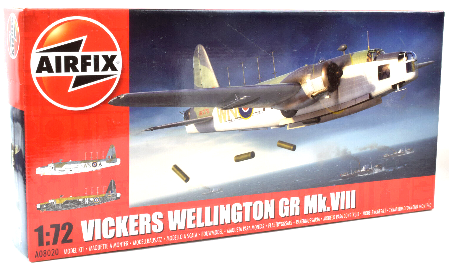 Airfix Vickers Wellington GR Mk.VIII 1:72 Scale Model