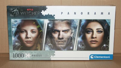 Puzzle 1000 Panorama The Witcher Wiedźmin / Brand new - CLEMENTONI