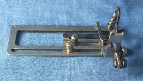 Antique Wheeler & Wilson #9 Sewing Machine Attachment-Tuck Marker w/Instructions
