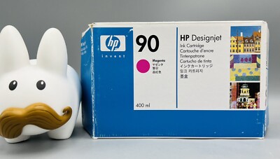 Genuine HP 90 Printhead and Cleaner Magenta C5056A Exp 03/2014 New Sealed