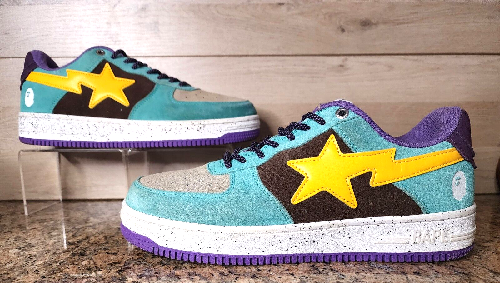 靴 BAPESTA SNAKE SKY BLUE SIZE 9 BAPESTA SNAKE SKY BLUE SIZE 9