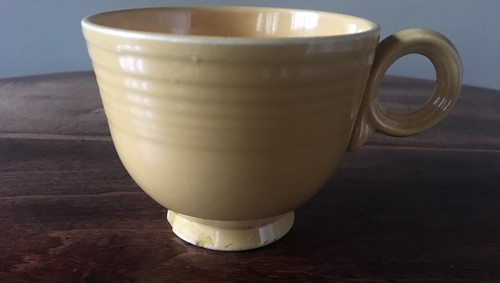 Vintage Fiestaware Yellow Coffee Tea Cup