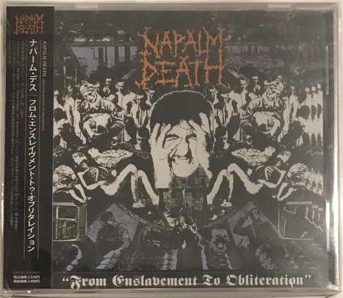 欧LP Napalm Death From Enslavement To Obliteration (Purple With White MOSH008RSDUKPUR Earache 未開封 /00260 欧LP Napalm Death From Enslavement To Obliteration (Purple