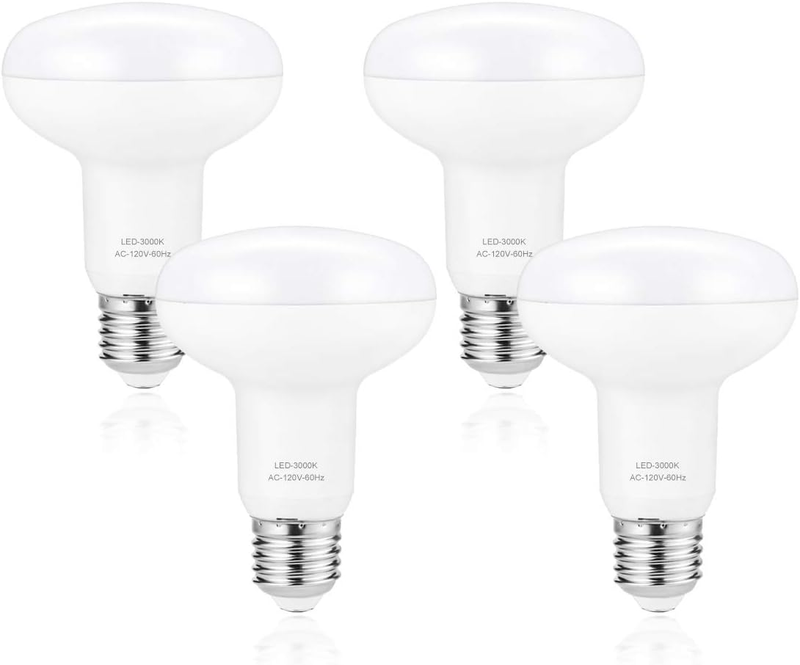 BR25/R25 Led Can Light Bulbs, 9W Dimmable Flood Lights (75W Equivalent), E26 Med