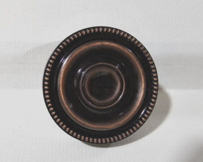 LOT OF 14 AJAX CABINET HARDWARE KNOB 440 NIP COPPER BLACK COLOR MADE IN U.S.A.