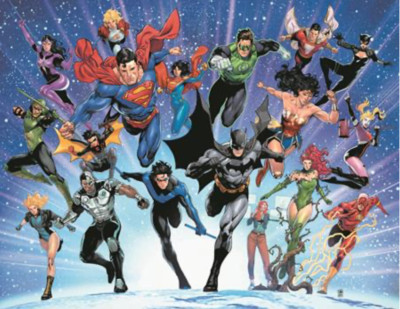 Justice League Unlimited #1 CVR H Sampere Wraparound Foil VAR 11/27 DC