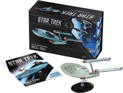 STAR TREK XL Enterprise NCC-1701 Deluxe Collector Edition Box 11'' Eaglemoss MIB