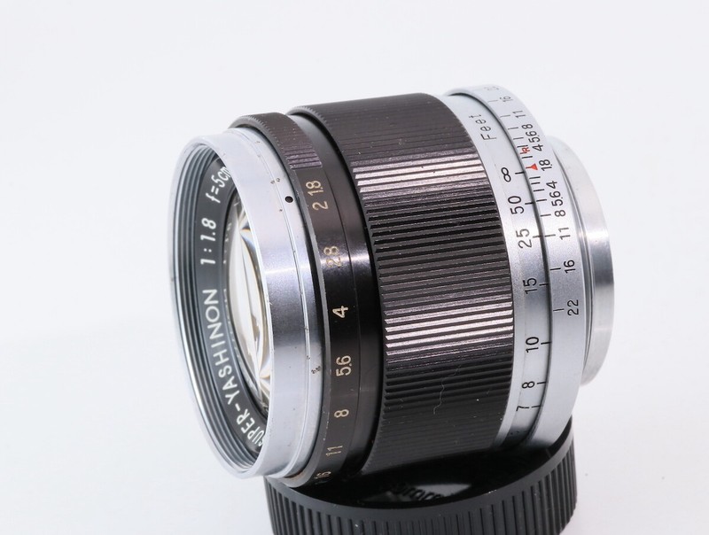 希少美品YASHICA SUPER YASHINON 5cm F/1.8 L39 Rare Yashica Super Yashinon 5cm F 1.8 Leica LTM39 Lens