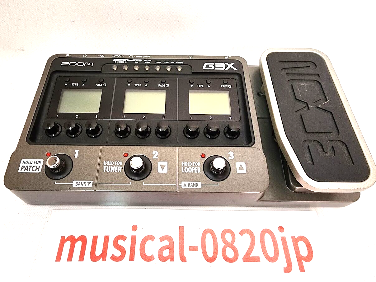 底値★お得セット★ZOOM G3 ＋ ペダルセット Zoom G3X Multi-Effects Guitar Pedal | eBay