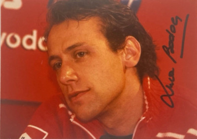 ***  LUCA BADOER  -  FERRARI /FERRARI -  SIGNED  -  F1  ***  7x5 photo