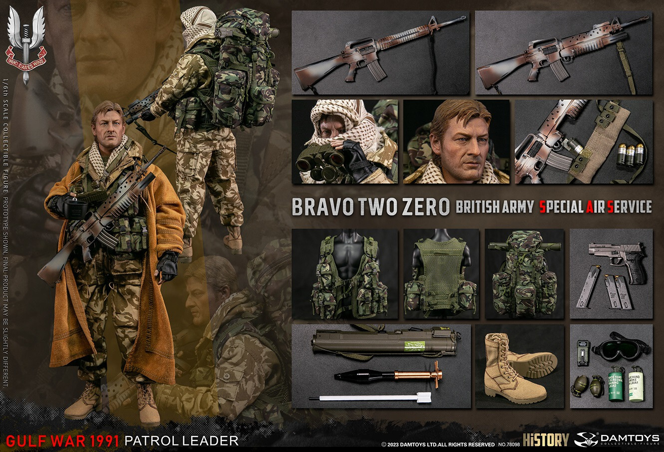 DAMTOYS 78098 1/6 Bravo Two Zero British Army SAS Patrol