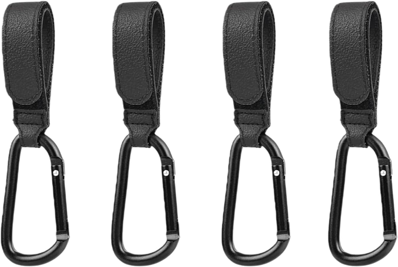 4 Pack Stroller Hooks for Bags, Baby Stroller Clips and Hooks Carry 33Lbs per St