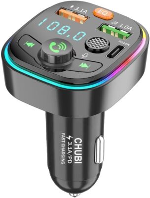 Bluetooth Car Adapter Fm Transmitter Bluetooth Wireless Modulator with Led Displ