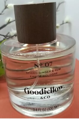 Vtg Goodfellow & CO No.7 Spiced Ginger & Rum Eau de Cologne 3.4 fl oz New No Box