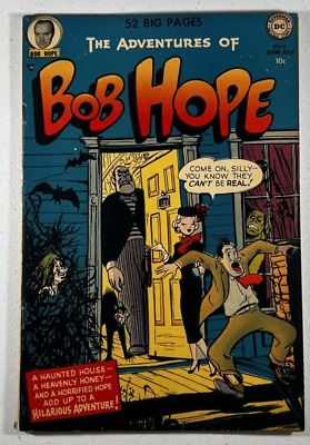 Adventures of Bob Hope #9 DC 1951 Haunted House FN- 5.5
