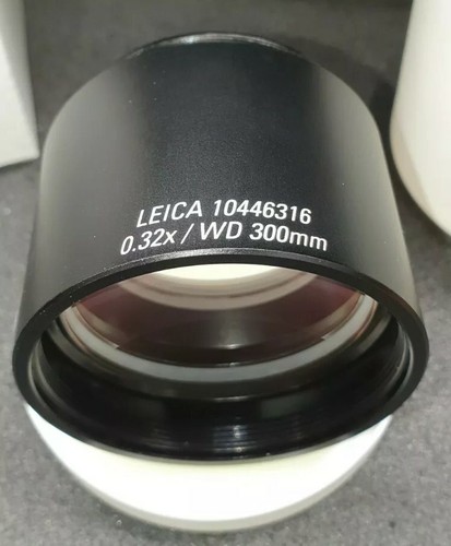 Leica 0.32x Achromat Objective Lens Objektiv - Linse WD 300mm Stereomikroskop