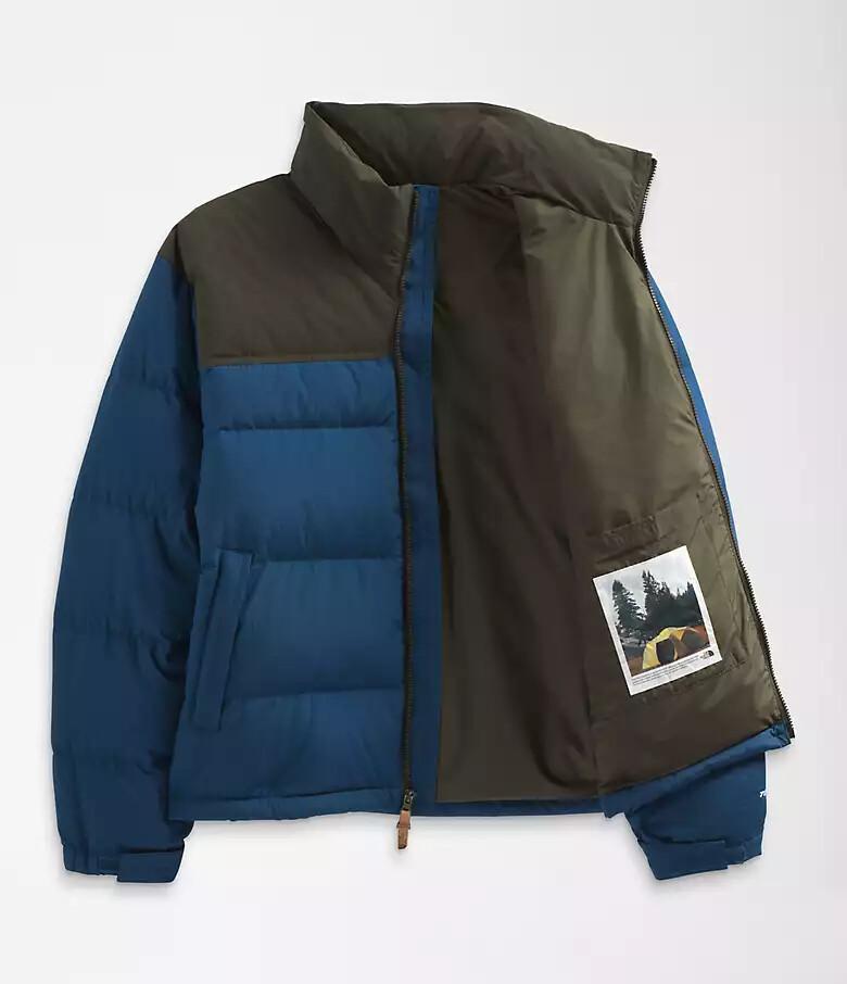 THE NORTH FACE THE NORTH FACE MEN’S BLUE GREEN 1992 LOW FI HI TEK NUPTSE 700-DOWN JACKET