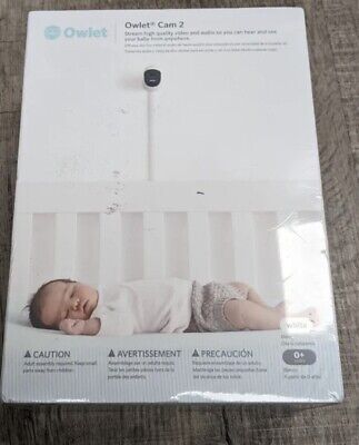 Owlet Cam 2 Smart HD Video Baby Monitor HD 1080 White  