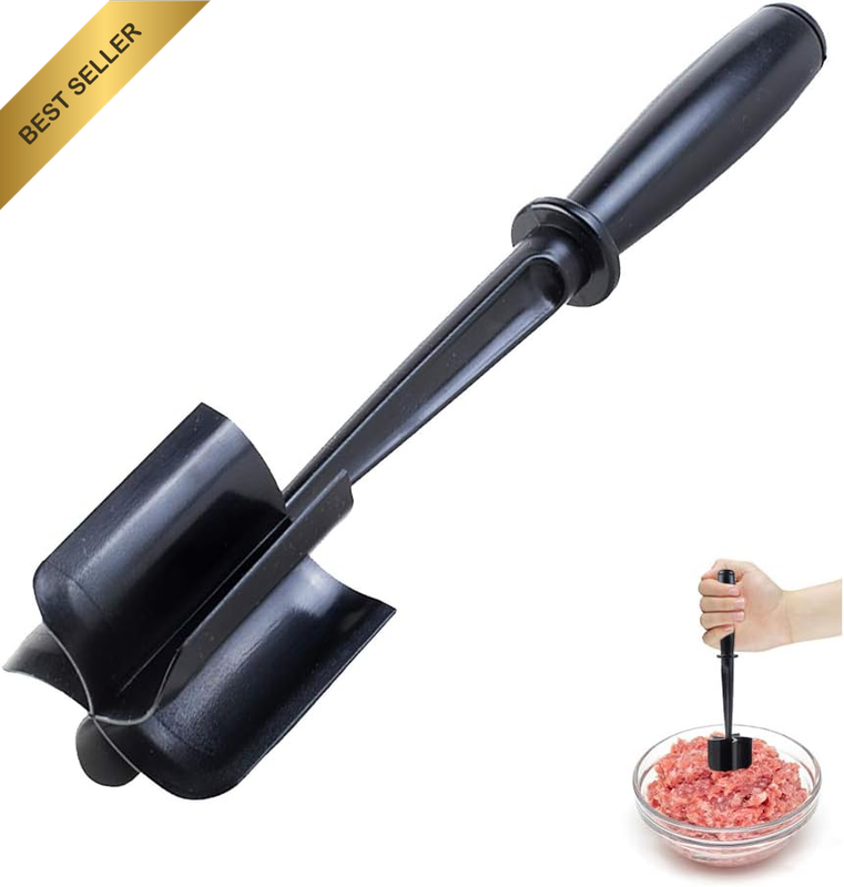 Meat Chopper Meat Masher for Hamburger Meat, Ground Beef, Turkey and More, Nylon