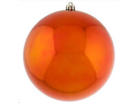 Large Orange Christmas baubles (250mm) 