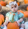 Ayalinggo Halloween Baby Girl Outfits Newborn Pumpkin Plaid Short Sleeve Smocked Bubble Romper Cute Infant Clothes (Green, 3-6 Months)