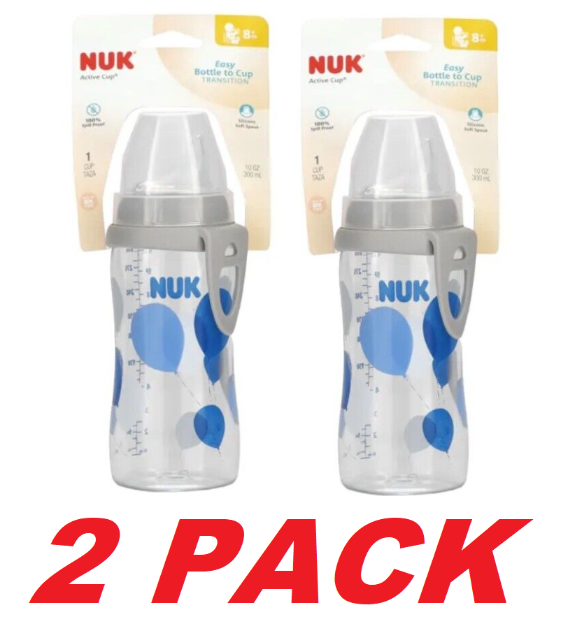 10 Oz Baby Bottle Cup 8+ Months (2 Pack)