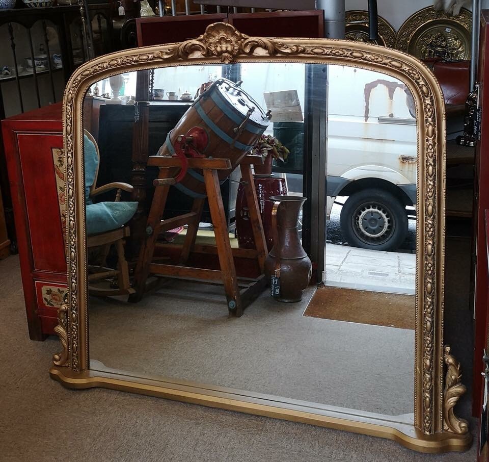 Vintage large gilt over mantle mirror in Westbury On Trym, Bristol Gumtree