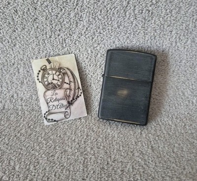 Briquet ZIPPO noir black Bradford.PA. made in USA insert A XI janvier 1995