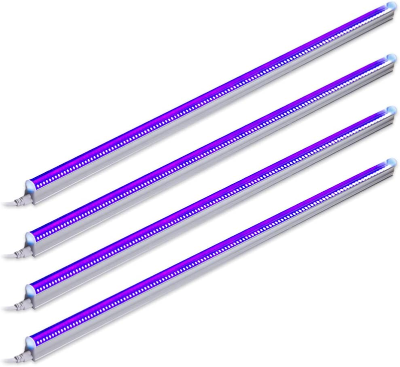 UV LED Blacklight Bar, 22W 4ft, T5 Integrated Bulb, Black Light Fixture for Blac
