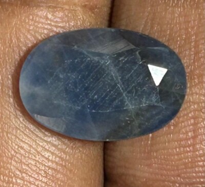 5.50 CT OVAL SHAPE 15.10MM LOOSE GEMSTONE NATURAL BLUE SHAPPHIRE