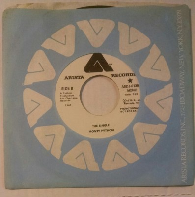 MONTY PYTHON The Single 7'' 45rpm Cheese Shop~Who Cares~John Cleese~Promo~Mono