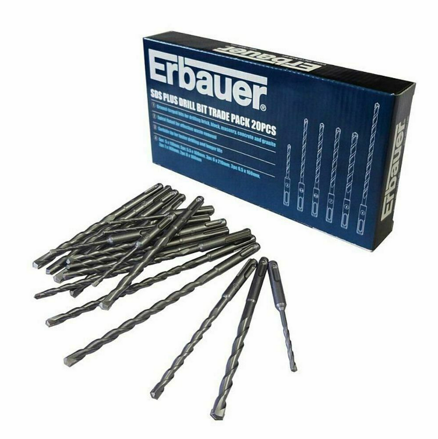 tlg Erbauer Sds Plus Bohrer Set Steinbohrersatz Steinbohrer Betonbohrer Set Ebay