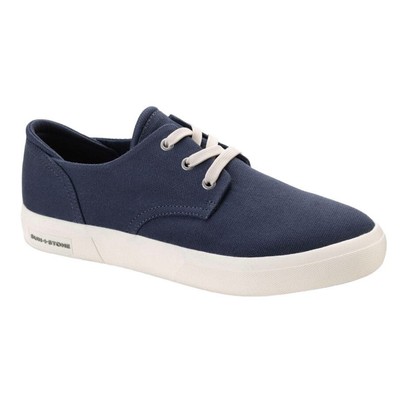 Sun + Stone Men's Kiva Lace Up Core Sneakers Navy Size 9 1/2