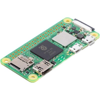 Raspberry Pi Zero 2 W (ARM Cortex-A53, 1GHz, 512MB RAM) All-in-One Board