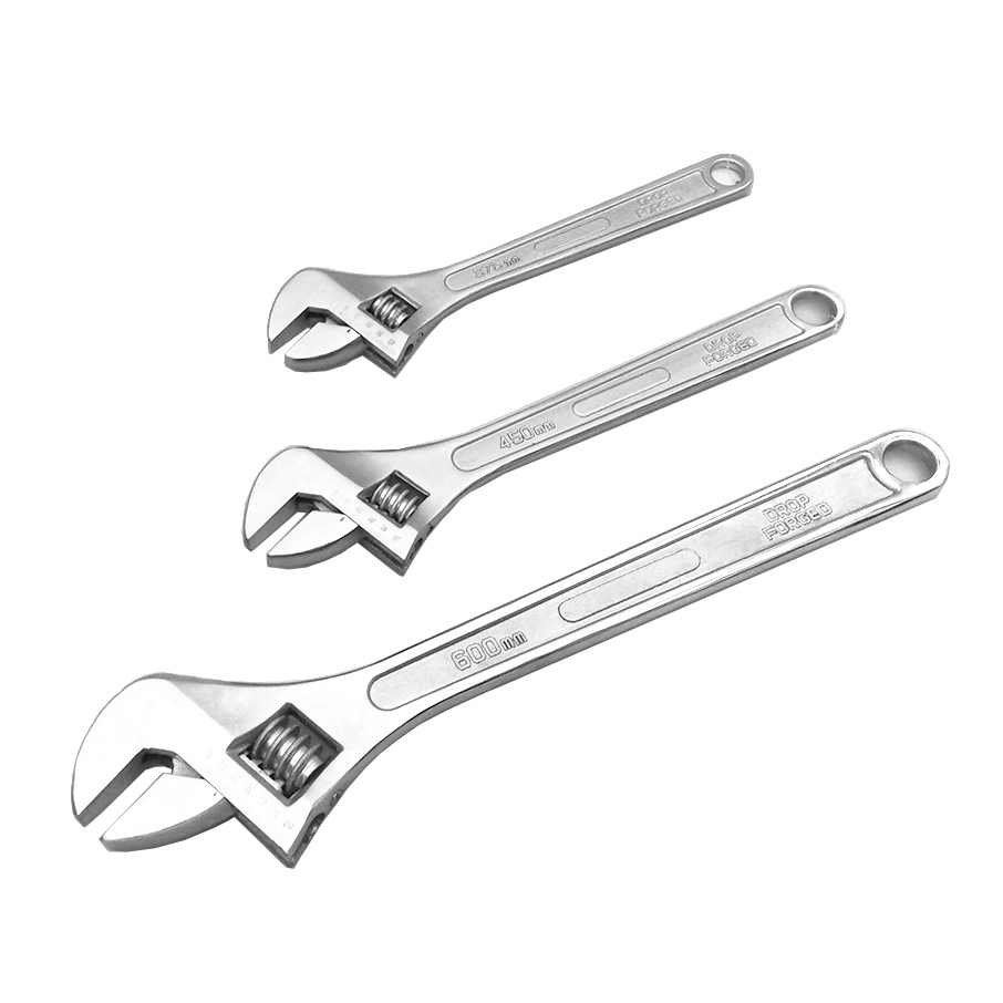 Heavy Duty Shifter Spanner 15" 18" 24" Adjustable Wrench Set 375mm