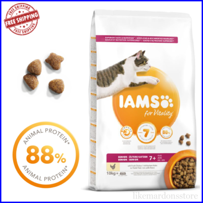 Iams senior cat food deals