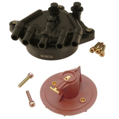Bosch Set of Distributor Rotor and Cap For Lexus LS400 SC400 Base 4.0L V8