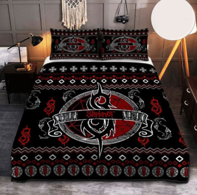 (4pcs) Bedding Set For Fan/Slipknot-Bedding Gift For Fans