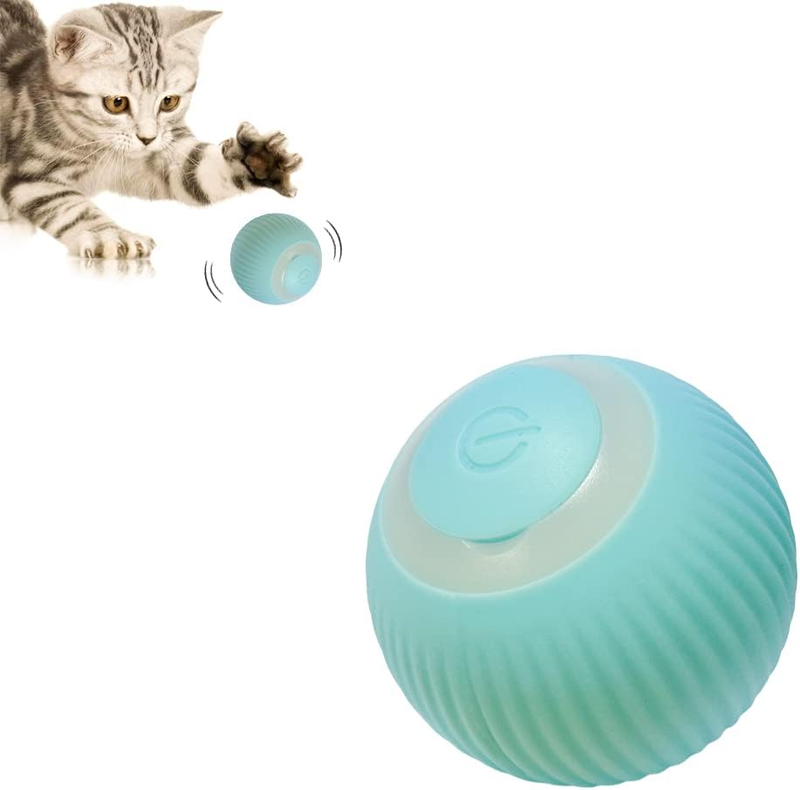 Original Pet'S Cat Toy Ball,Wloom Cat Toy,Magic Rolling and Sound Ball for Indoo