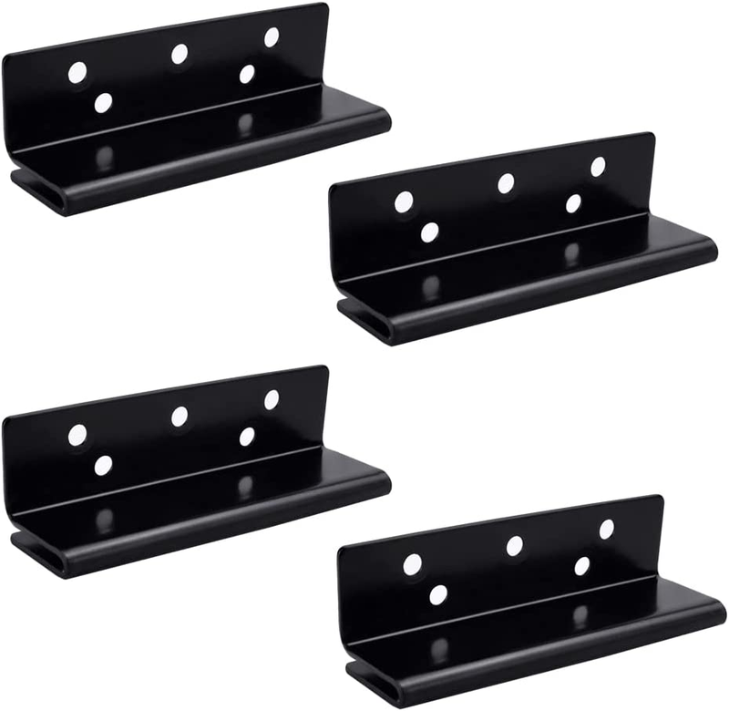 Bed Post Double Hook Slot Bracket Bed Rail Hooks Plates Heavy Du