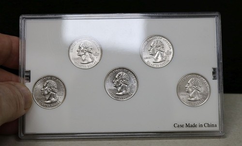 2000 P Platinum Edition State Quarter US Mint ~ 5 Coin set OGP #1654
